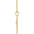 14K Yellow Gold .08 CTW Natural Diamond Vintage-Inspired Cross Necklace