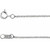 14K White Gold .015 CTW Natural Diamond Off-Center Angel Wing Necklace