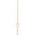 14K Rose Gold 1/10 CTW Natural Diamond Cross Necklace