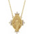 14K Yellow Gold 1/5 CTW Natural Diamond Miraculous Necklace