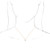 14K Rose Gold 1/6 CTW Natural Diamond Cross Necklace