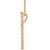 14K Rose Gold 1/2 CTW Natural Diamond French-Set Cross Necklace
