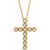 14K Yellow Gold 1/4 CTW Natural Diamond Cross Necklace