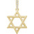 14K Yellow Gold .025 CTW Natural Diamond Star of David Pendant