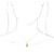 14K Yellow Gold  .03 CTW Natural Diamond Hamsa Necklace