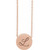 14K Rose Gold Engravable Disc Necklace