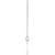 14K White Gold Engravable Infinity Family Necklace