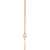 14K Rose Gold Engravable Infinity Family Necklace