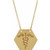 14K Yellow Gold Medical Identification Necklace