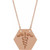 14K Rose Gold Medical Identification Necklace