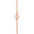 14K Rose Gold Script Nameplate Necklace