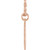 14K Rose Gold 3-Letter Script Monogram Necklace