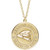 14K Yellow Gold  .01 CTW Natural Diamond Engravable Graduation Necklace