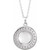 14K White Gold 1/5 CTW Diamond Engravable Necklace