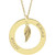 14K Yellow Gold Posh Mommy® Engravable Wee Loop Pendant