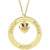 14K Yellow Gold Posh Mommy® Engravable Wee Loop Pendant