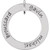 14K White Gold Posh Mommy® Engravable Wee Loop Pendant