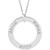 14K White Gold Posh Mommy® Engravable Wee Loop Pendant