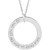 14K White Gold Posh Mommy® Engravable Wee Loop Pendant
