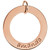 14K Rose Gold Posh Mommy® Engravable Wee Loop Pendant