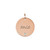 14K Rose Gold Posh Mommy® Engravable Large Disc Pendant
