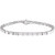 14K White Gold 6 1/5 CTW Lab-Grown Diamond 7" Bracelet