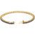 14K Yellow Gold Natural Blue Sapphire Line 7" Bracelet