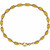 14K Yellow Gold Natural Citrine 7-1/4" Bracelet