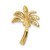 14k Yellow Gold Palm Tree Slide