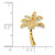 14k Yellow Gold Palm Tree Slide