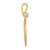 14k Yellow Gold Gold Polished Musical Notes Pendant