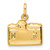 14k Yellow Gold 3-D Polished Camera Charm