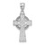 14k White Gold 26x13mm Celtic Cross Pendant 14k White Gold 26x13mm Celtic Cross Pendant