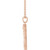 14K Rose Western Boot  Necklace