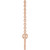 14K Rose Gold Virgo Zodiac Necklace