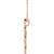 14K Rose Gold Snake Necklace