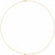 14K Yellow Gold Ball Necklace