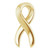 14K Yellow Gold Survivor Ribbon Slide Pendant