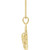 14K Yellow Gold Ganesha Necklace