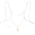 14K Rose Gold Tusk Necklace