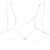 14K Yellow Gold Crescent Moon & Star Necklace