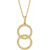 14K Yellow Gold Interlocking Beaded Necklace