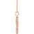 14K Rose Gold Interlocking Beaded Necklace