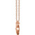 14K Rose Gold Heartbeat Necklace