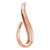 14K Rose Gold Freeform Pendant