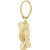 14K Yellow Gold Knot Pendant