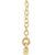 14K Yellow Gold Straight Bar Necklace