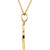 14K Yellow Gold Crescent Moon Necklace