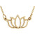 14K Yellow Gold Tiny Posh® Lotus Necklace