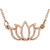 14K Rose Gold Tiny Posh® Lotus Necklace